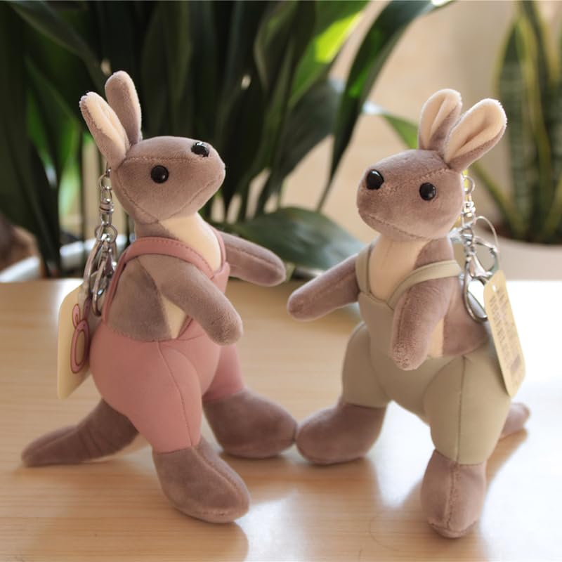 かんぽ生命 カンガルーのぬいぐるみセット キーホルダー ストラップ